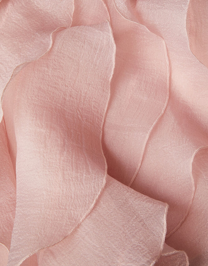 Cancan Sleeveless Bow Ruffle Dress, Pink (PINK), large