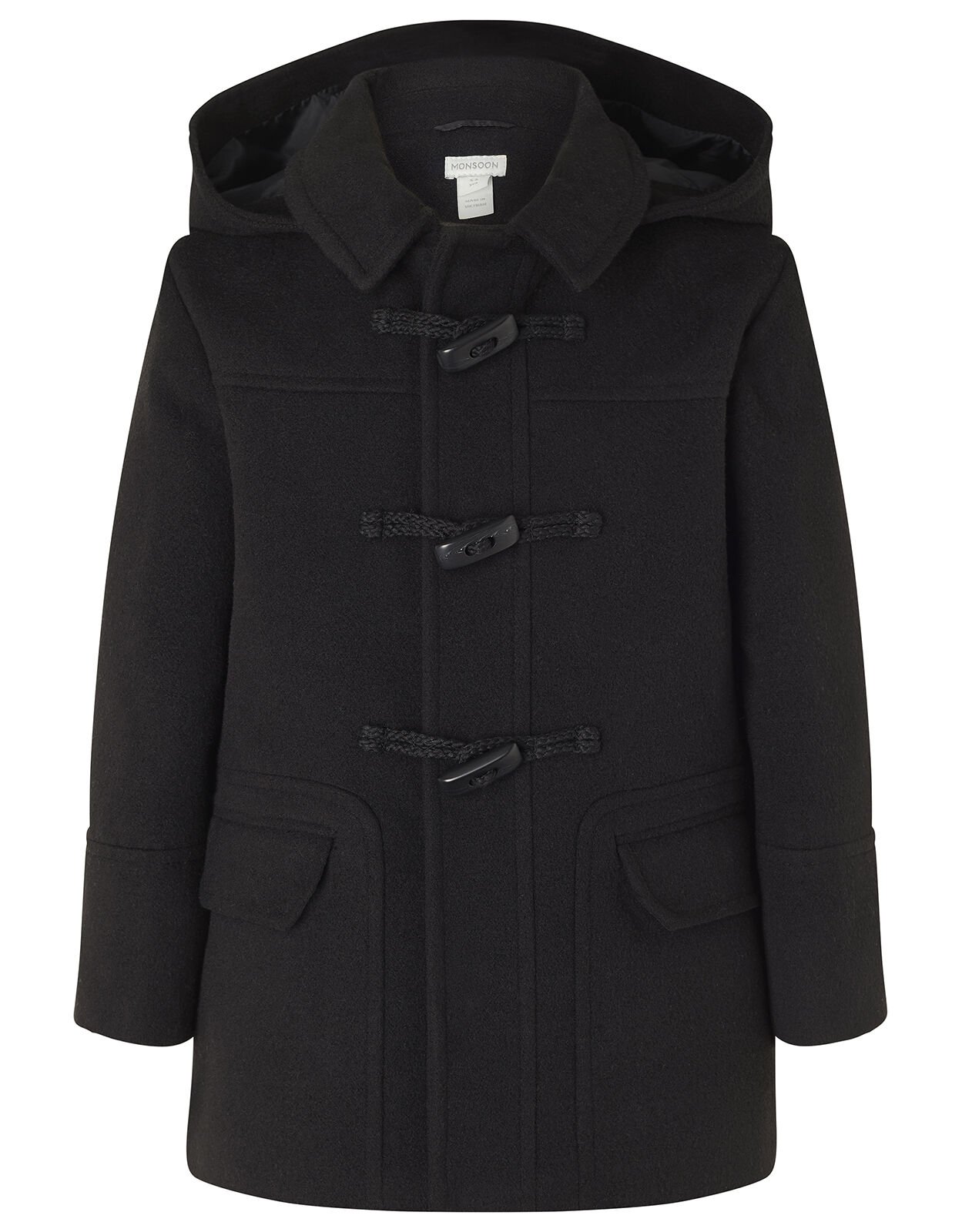 Duffle Coat Black Boys Coats Jackets Monsoon UK