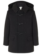 Duffle Coat, Black (BLACK), large