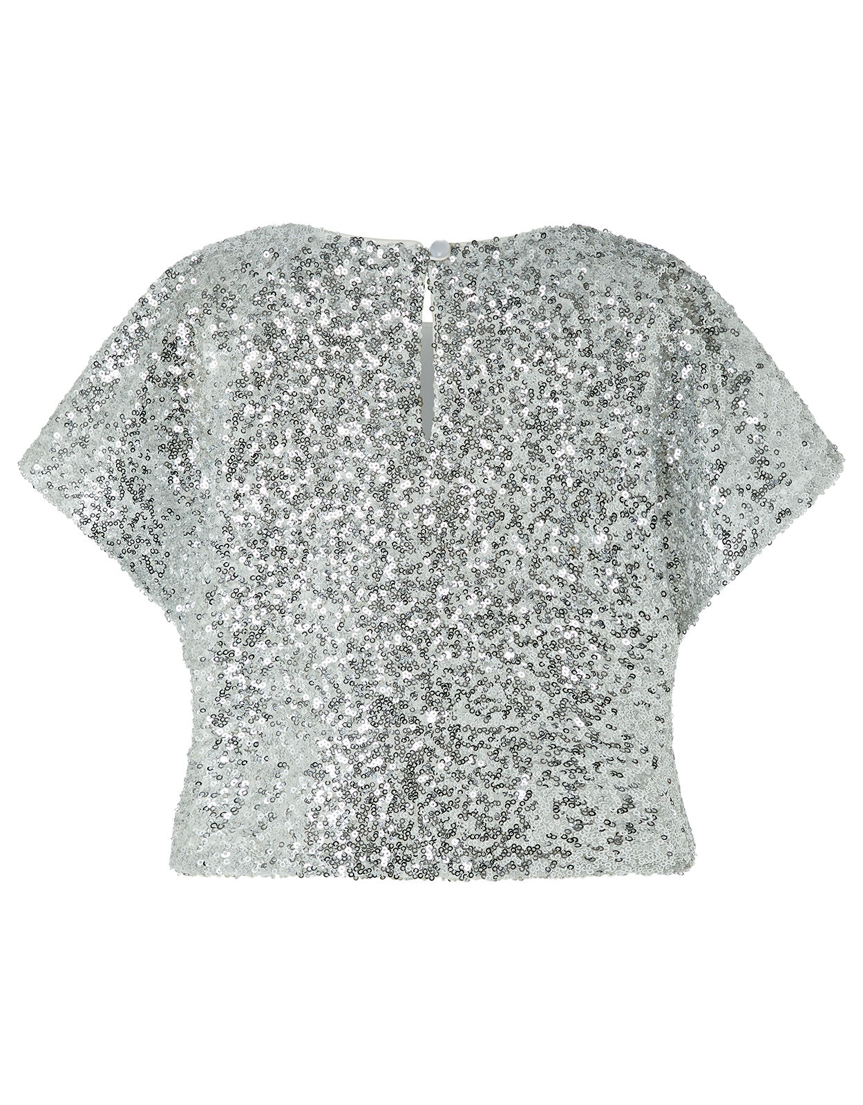 Dawn Sequin Flutter Sleeve Top | Girls 