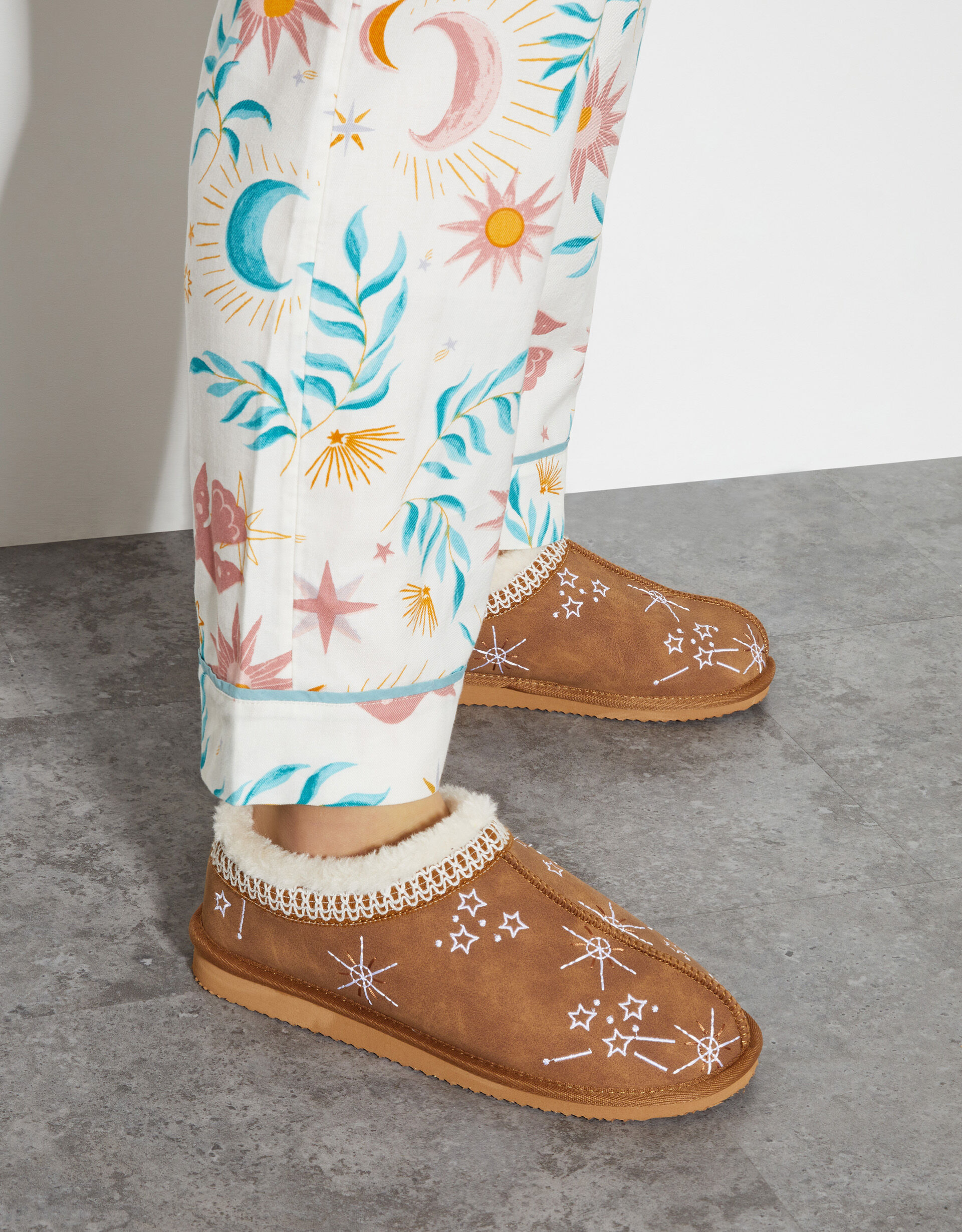 Slippers Women s Fluffy Slippers Slipper Boots Monsoon UK
