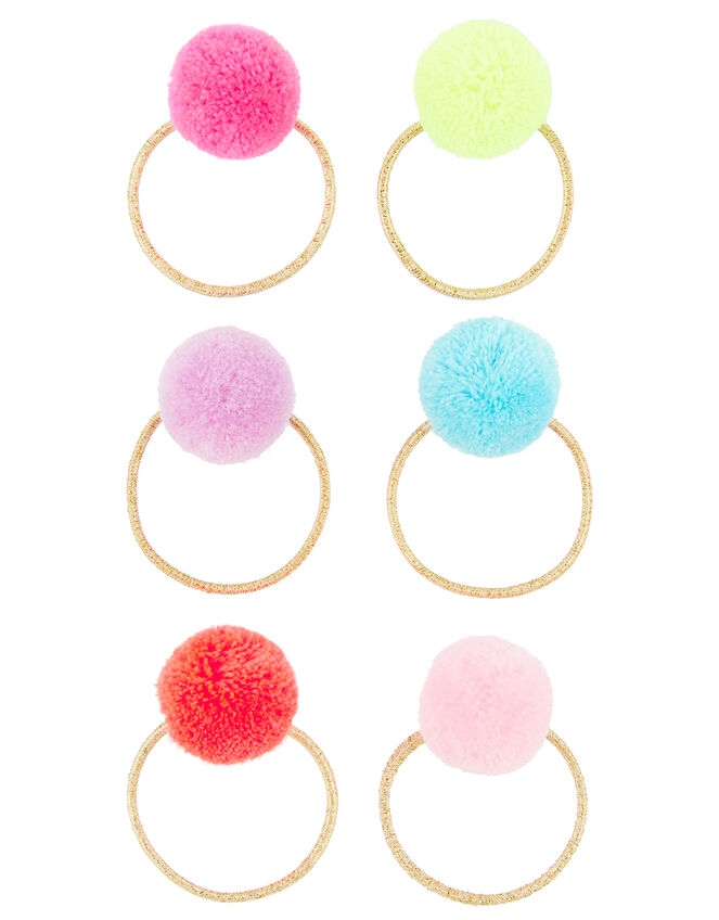 Pom-Pom Hair Bands, , large