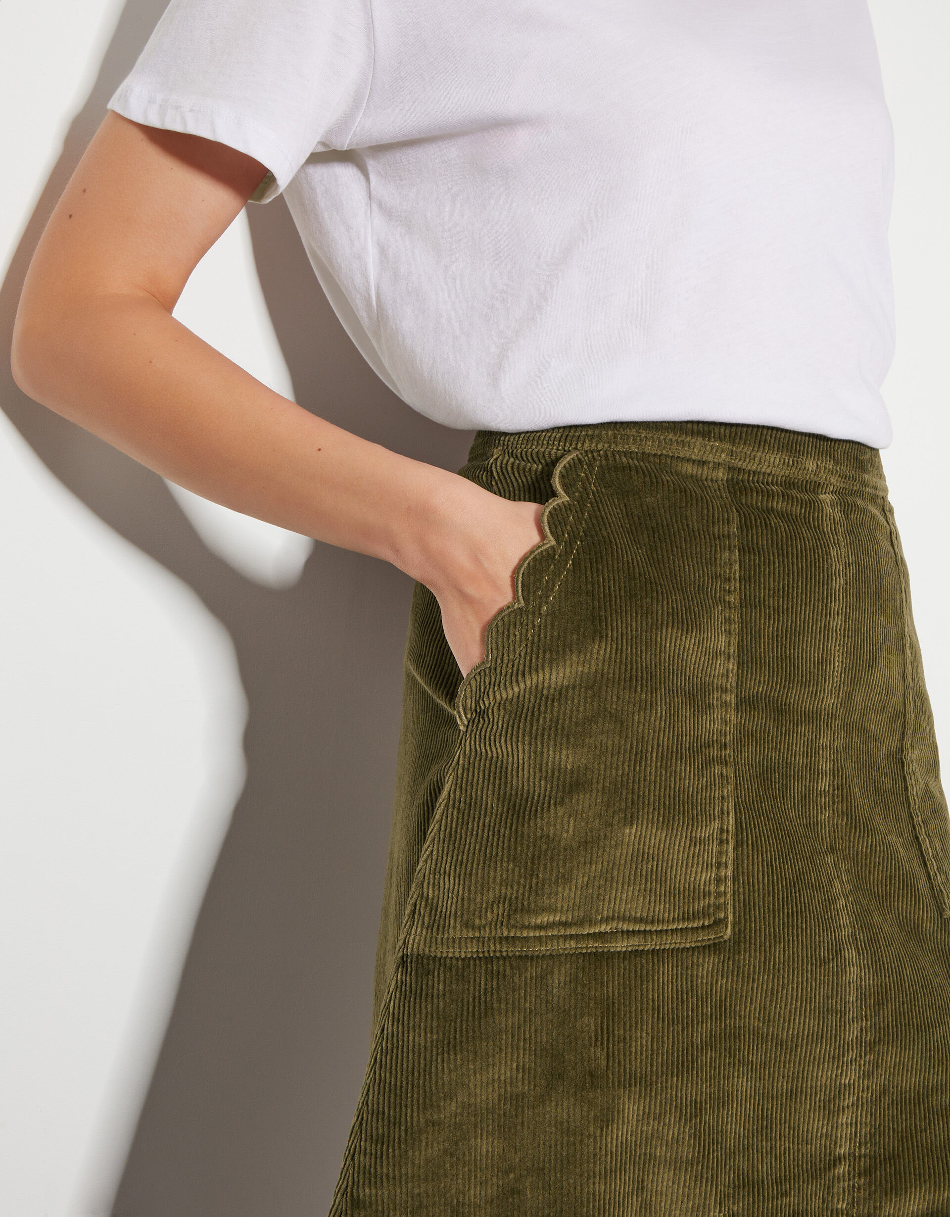 Plus size corduroy skirt 40 online