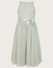 Lacey Sequin Truth Maxi Dress, Green (GREEN), large