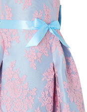 Valeria Lace Occasion Dress, Blue (BLUE), large