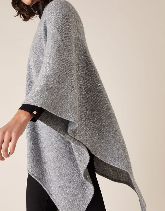 Metallic Knit Wrap, , large