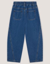 Barrel Leg Jeans, Blue (BLUE), large