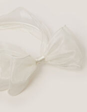 Organza Bow Headband, , large