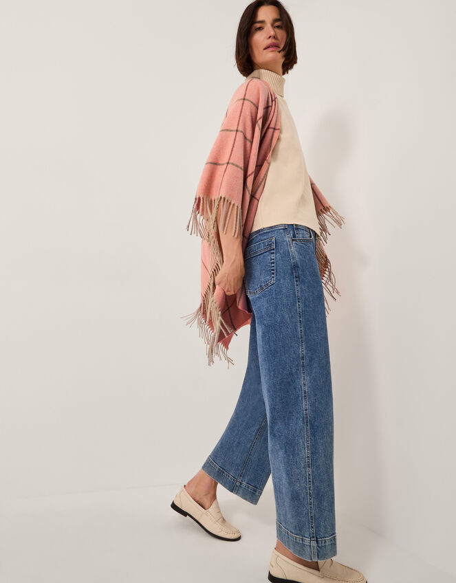 Ambi Blanket Check Shawl, , large