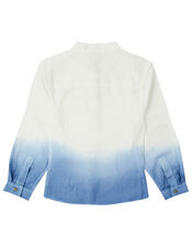 Ovie Ombre Shirt, Blue (BLUE), large