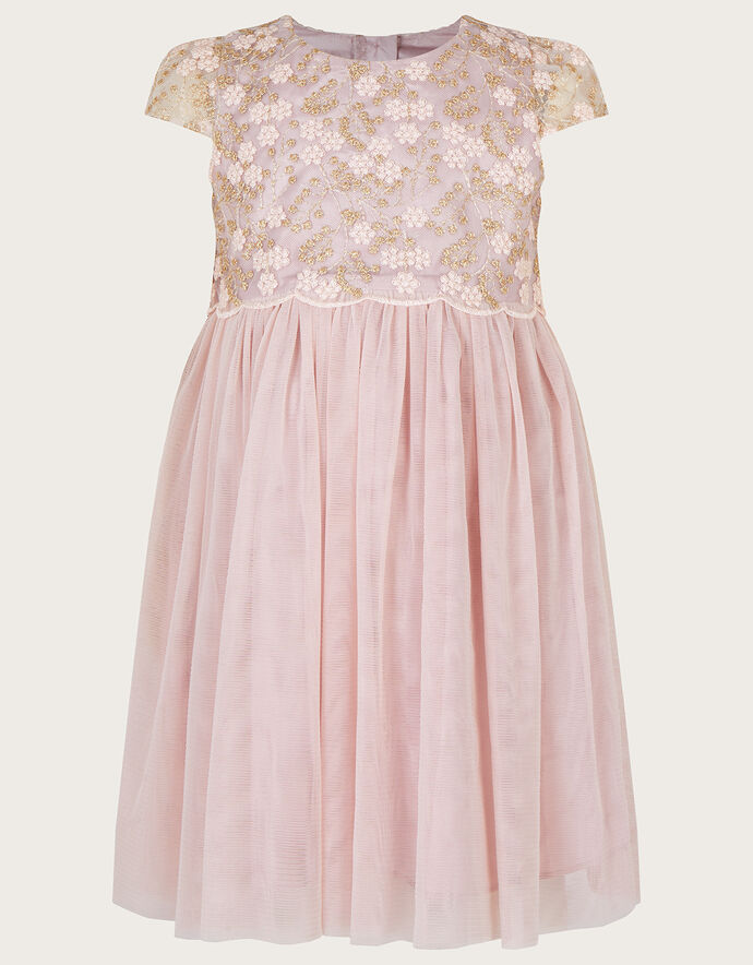 Baby Orianna Lace Tulle Dress Pink