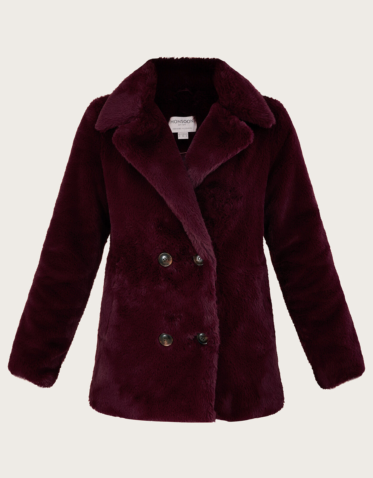 Monsoon fur jacket outlet