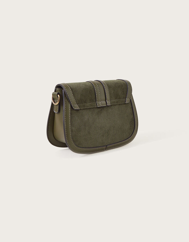 Cord Saddle Cross-Body Bag, , large