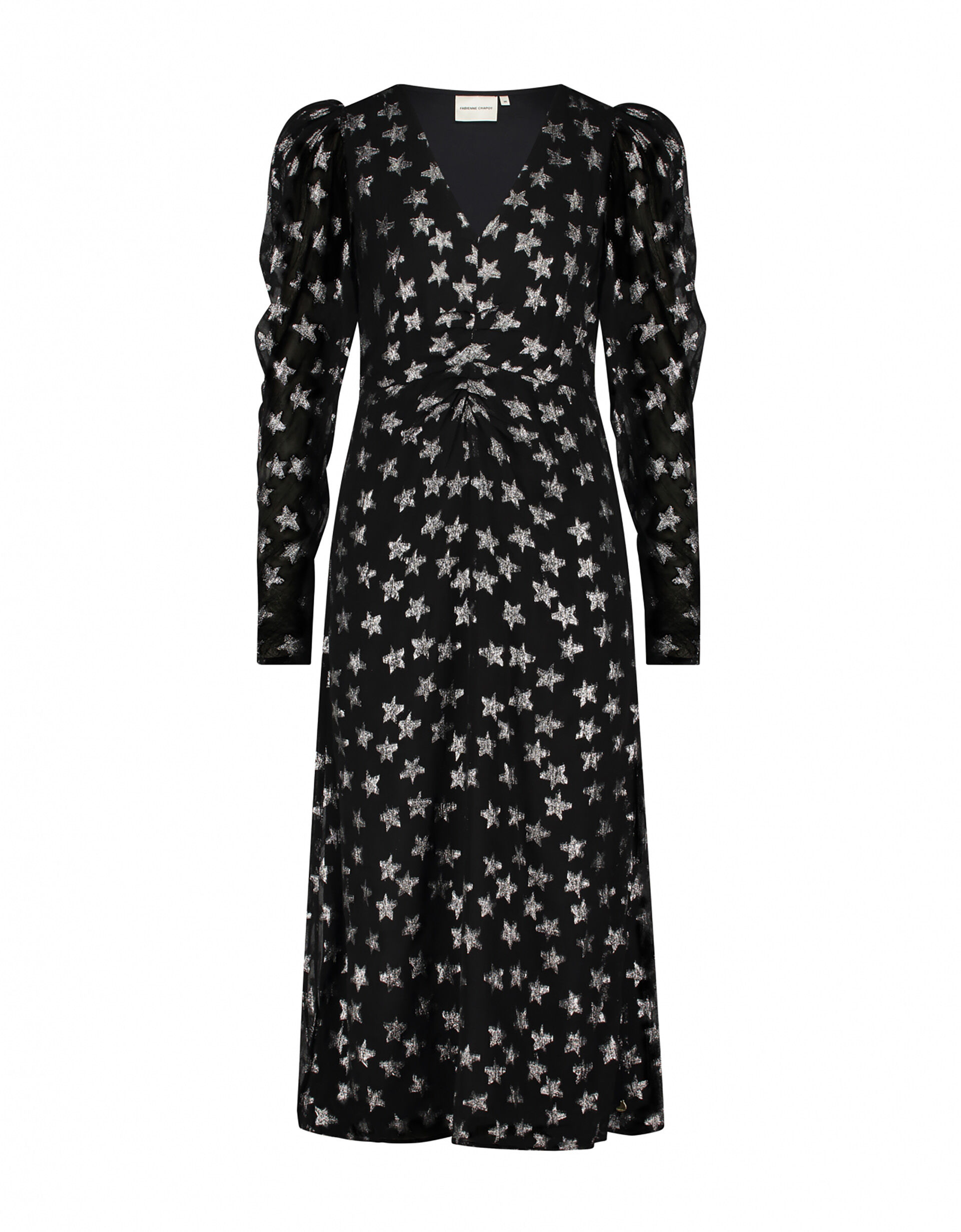 Star print maxi dress outlet