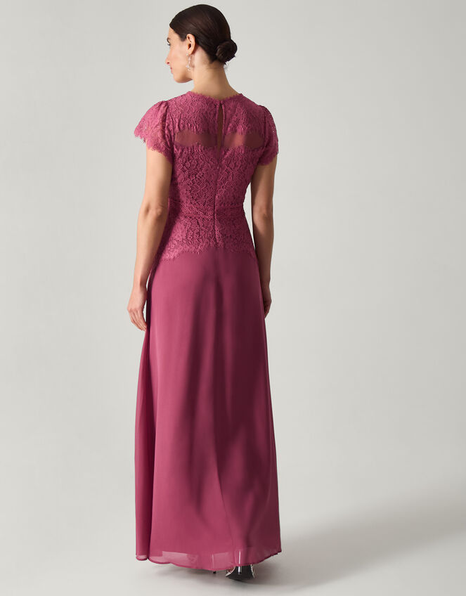 Monike Short Sleeve Lace Bridesmaid Dress