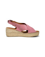 Shoe The Bear Suede Wedges, Pink (SOFT PINK), large