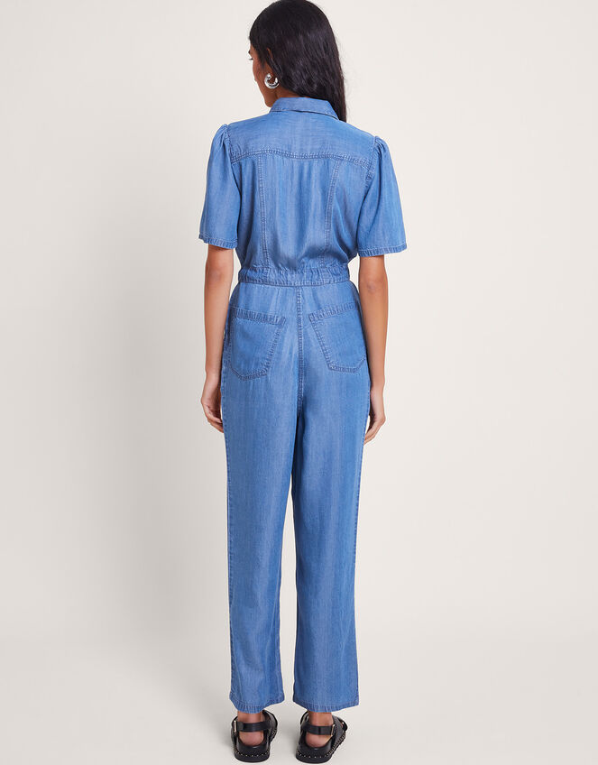 Tara Denim Jumpsuit, Blue (DENIM BLUE), large