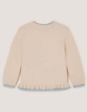 Embellished Unicorn Fluffy Knit Jumper, Ivory (IVORY), large