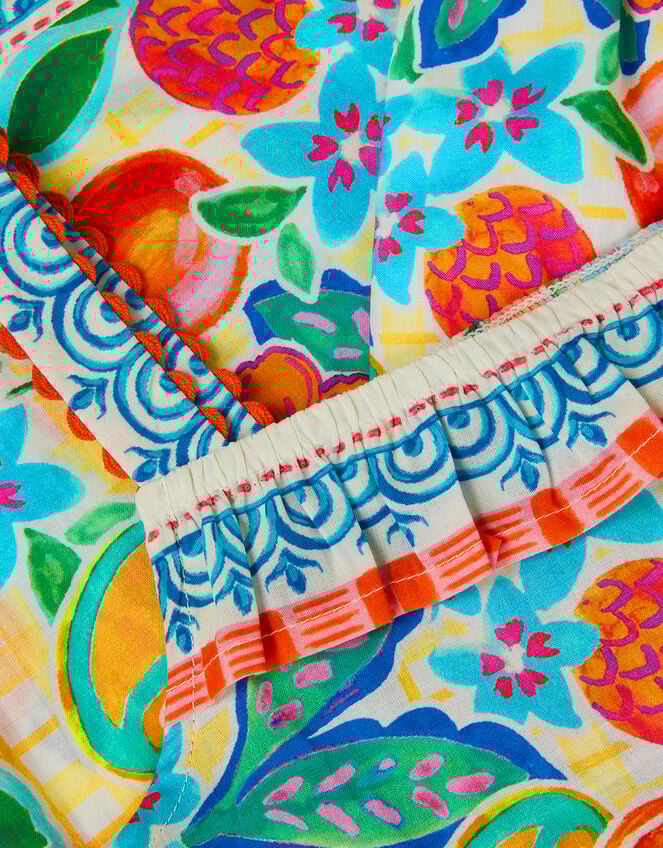 Alani Fruit Print Top & Trouser Set, Yellow (YELLOW), large