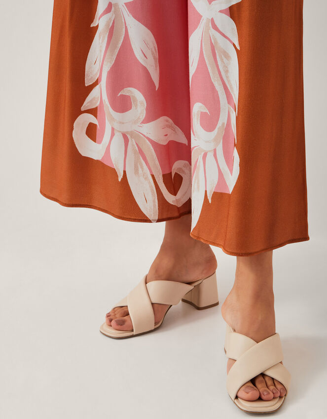 Tabitha Floral Print Wide Leg Trousers, Pink (PINK), large