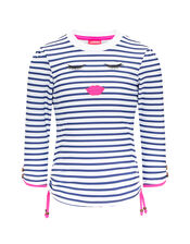 Sunuva Stripe Long Sleeve Top, Blue (BLUE), large