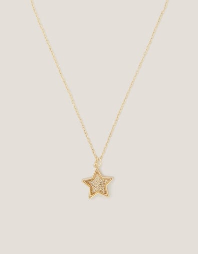 Confetti Star Pendant Necklace, , large