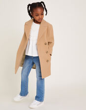 Crombie Coat, Camel (CAMEL), large