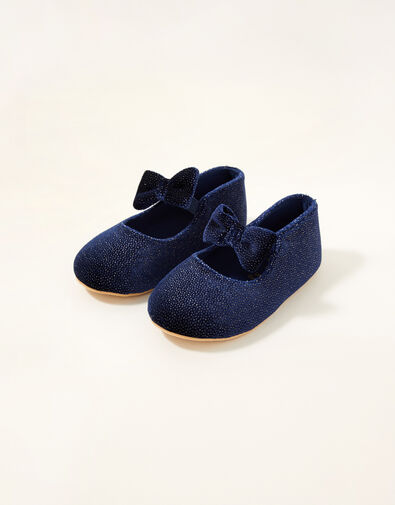 Velvet Walker Shoes Blue, Blue (NAVY), large