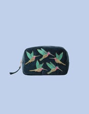 Elizabeth Scarlett Velvet Make Up Bag, , large
