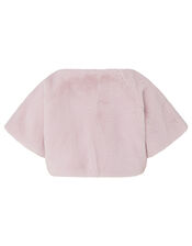 Faux Fur Shrug, Pink (PINK), large