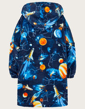 Oversized Space Hoodie, Blue (NAVY), large