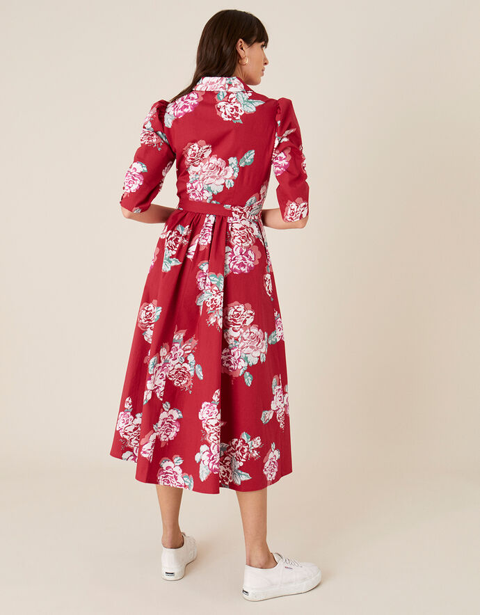 Floral Rhapsody Shirt Dress main image 0