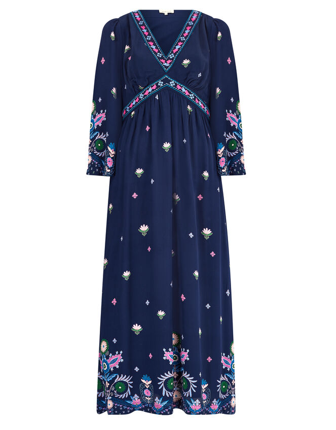 East Kerin Floral Maxi Dress, Blue (NAVY), large