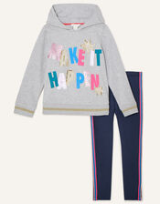 Make it Happen Hoody and Leggings, Grey (GREY), large