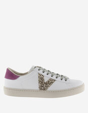 Victoria Berlin Glitter Trainers, Gold (GOLD), large