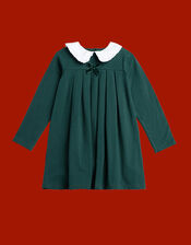 Trotters Anna Frill Collar Dress, Green (GREEN), large