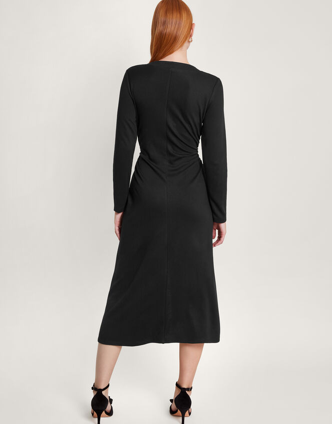 Paula Ponte Dress, Black (BLACK), large