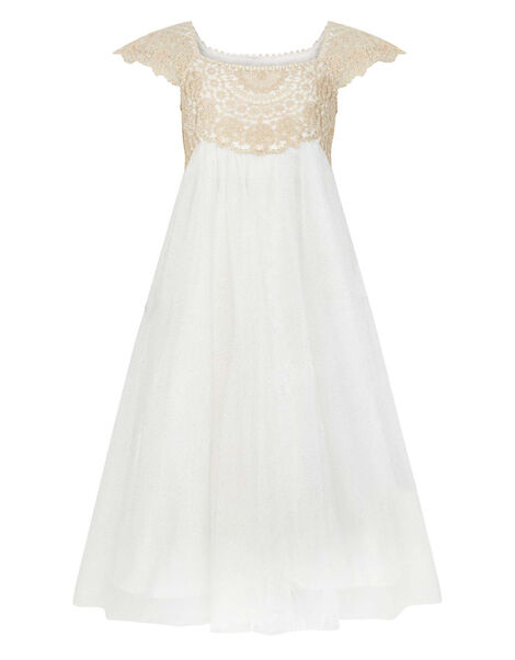 Estella Sparkle Occasion Dress, Gold (GOLD), large