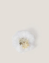 Flower Fascinator Hair Clip, , large