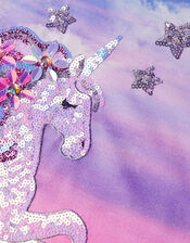 Unicorn Cloud Sweater Dress, Pink (PINK), large