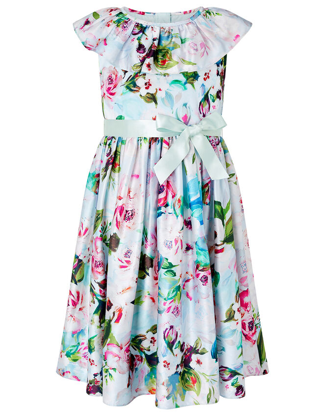 Heidi Floral Dress in Recycled Fabric, Multi (MULTI), large