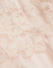 Arabella Flower Ruffle Dress, Pink (PINK), large