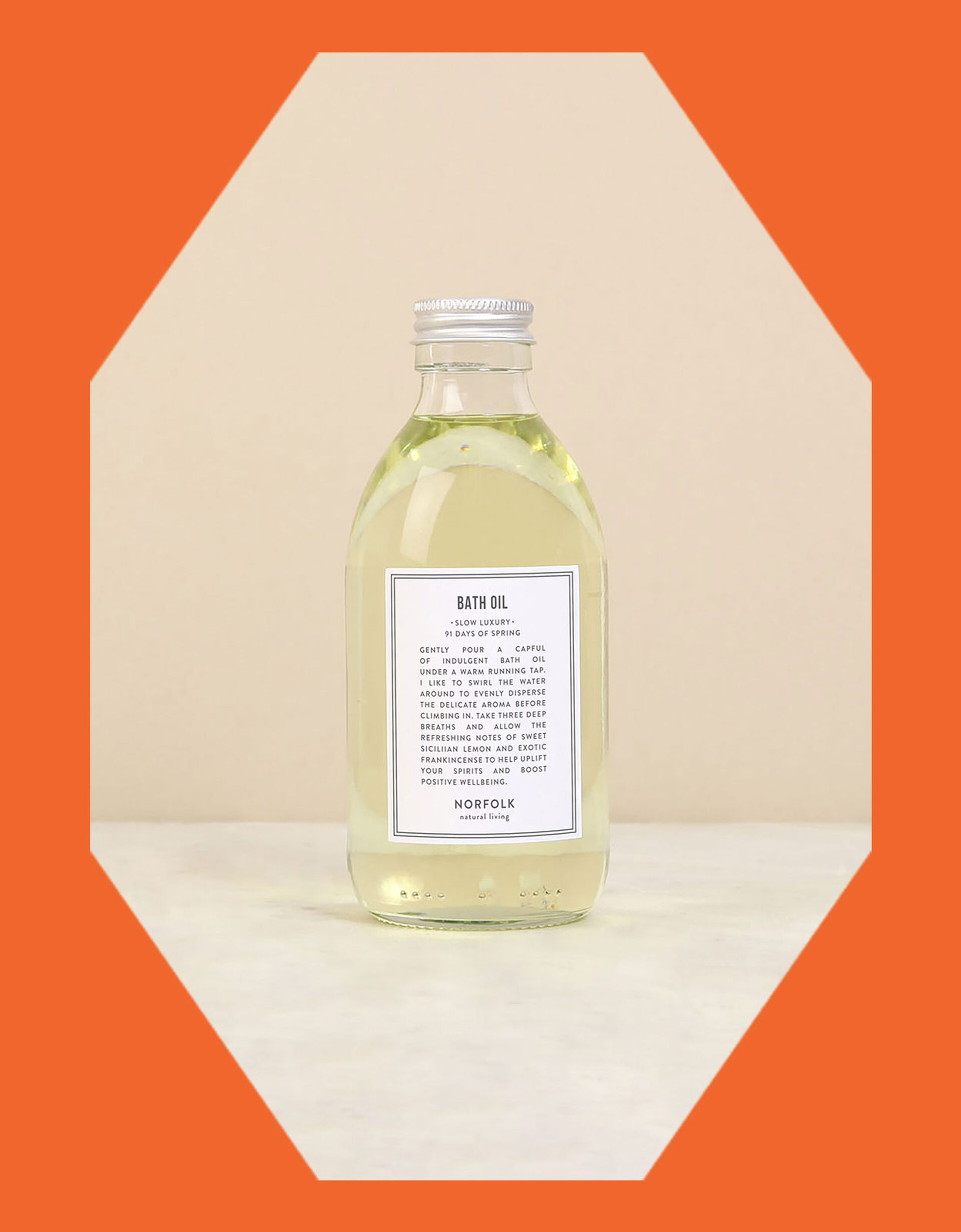 Norfolk Natural Living Coastal Bath Oil 250ml, , large