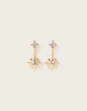 Star Stud Small Drop Earrings, , large