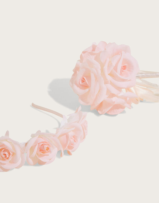 Rosebud Posie and Hairband Bridesmaid Set, , large