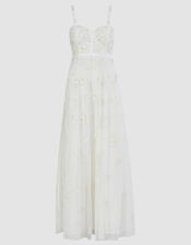 Caroline Embellished Bridal Dress, Ivory (IVORY), large