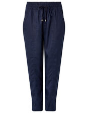 Harriet Tapered Joggers in LENZING™ TENCEL™, Blue (NAVY), large