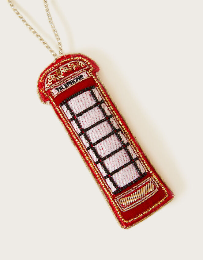 London Telephone Box Hanging Decoration, , large