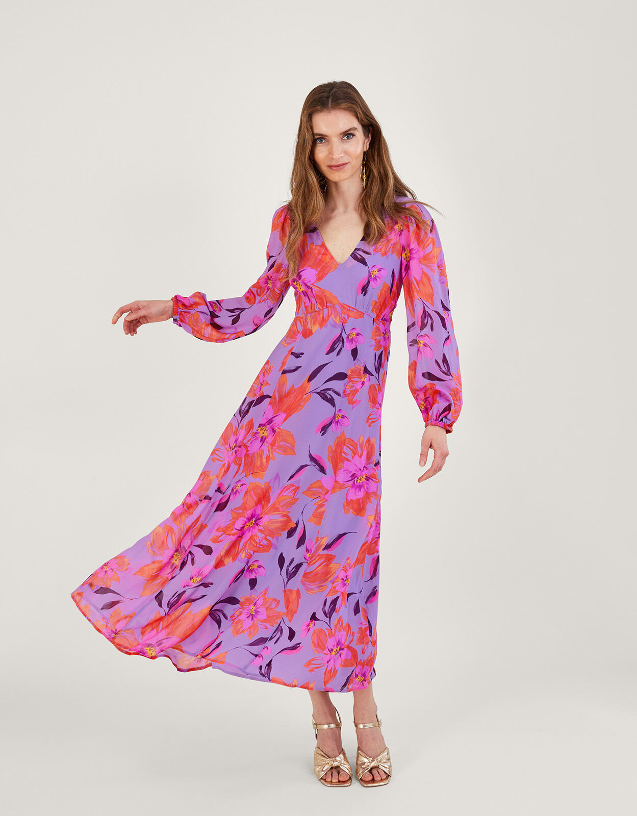 Lilac deals floral dresses