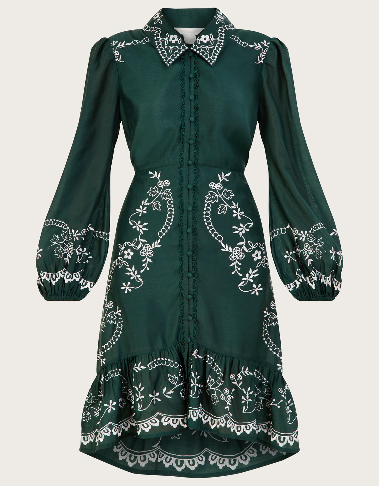 Short cheap embroidered frocks